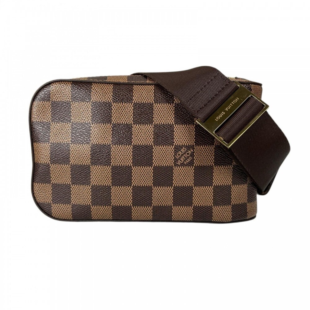 Louis Vuitton Men's Body Bag LOUIS VUITTON M51994 Damier Canvas Brown Gold Ha...